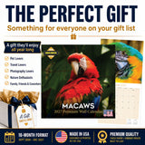 Macaws Wall Calendar 2027 - 12" x 12" Monthly Bird Breed Calendar