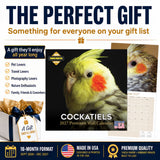 Cockatiels Wall Calendar 2027 - 12" x 12" Monthly Bird Breed Calendar
