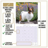 Papillon Wall Calendar 2027 - 12" x 12" Monthly Intelligent Butterfly Ear & Graceful Toy Spaniel Calendar