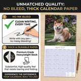Shiba Inu Wall Calendar 2027 - 12" x 12" Monthly Spirited & Independent Japanese Dog Breed Calendar