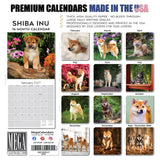 Shiba Inu Wall Calendar 2027 - 12" x 12" Monthly Spirited & Independent Japanese Dog Breed Calendar