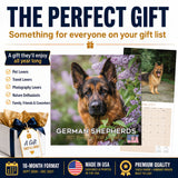 German Shepherd Wall Calendar 2027 - 12" x 12" Monthly Noble Guardian & Intelligent GSD Working Breed Calendar