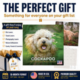 Cockapoo Wall Calendar 2027 - 12" x 12" Monthly Joyful & Affectionate Designer Cocker Poodle Calendar