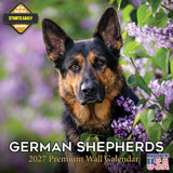 German Shepherd Wall Calendar 2027 - 12" x 12" Monthly Noble Guardian & Intelligent GSD Working Breed Calendar