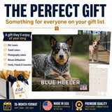 Blue Heeler Wall Calendar 2027 - 12" x 12" Monthly Quick Loyal Australian Herding Dog Breed Calendar