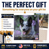 Australian Cattle Dog Wall Calendar 2027 - 12" x 12" 16-Month Intelligent and Resilient Dog Calendar