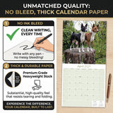 Basenji Wall Calendar 2027 - 12" x 12" Monthly Independent & Alert Barkless Hound Dog Calendar