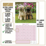 Tibetan Terrier Wall Calendar 2027 - 12" x 12" Monthly Loyal & Affectionate Tibetan Dog Breed Calendar