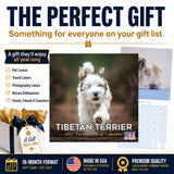 Tibetan Terrier Wall Calendar 2027 - 12" x 12" Monthly Loyal & Affectionate Tibetan Dog Breed Calendar