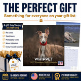 Whippet Wall Calendar 2027 - 12" x 12" Monthly Sleek & Athletic Sighthound Dog Breed Calendar