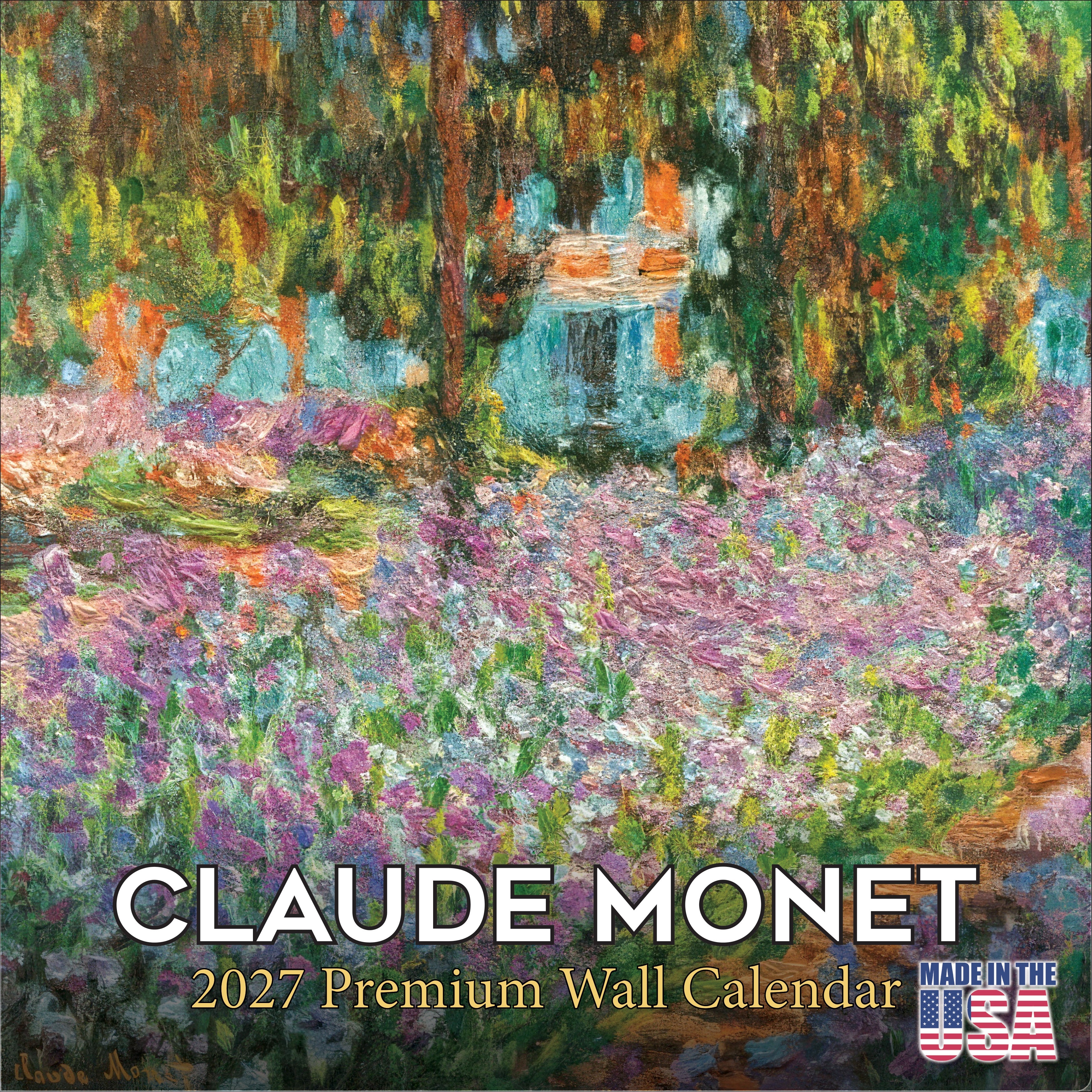 Claude Monet Wall Calendar 2027 - 12