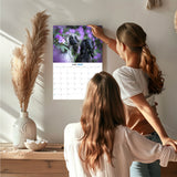 2027 Afghan Hound 14-Month Wall Calendar (12" x 9")