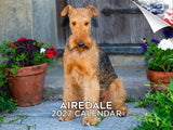 Airedale Wall Calendar 2027 - 12" x 9" 14-Month Dog Breed Calendar
