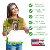 American Staffordshire Terrier Wall Calendar 2027 - 12" x 9" 14-Month Dog Breed Calendar
