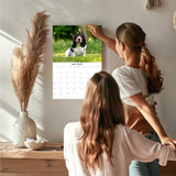 Basset Hound Wall Calendar 2027 - 12" x 9" 14-Month Dog Breed Calendar