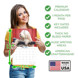 Bearded Collie Wall Calendar 2027 - 12" x 9" 14-Month Dog Breed Calendar
