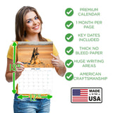 Belgian Shepherd Dog Wall Calendar 2027 - 12" x 9" 14-Month Dog Breed Calendar