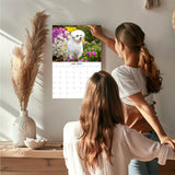 Bichon Frise Wall Calendar 2027 - 12" x 9" 14-Month Dog Breed Calendar