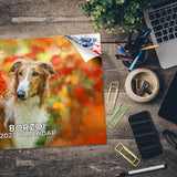 Borzoi Wall Calendar 2027 - 12" x 9" 14-Month Dog Breed Calendar