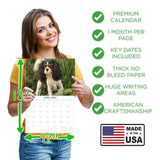 Cavalier King Charles Spaniel Wall Calendar 2027 - 12" x 9" 14-Month Dog Breed Calendar