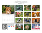 Cavapoo Wall Calendar 2027 - 12" x 9" 14-Month Dog Breed Calendar