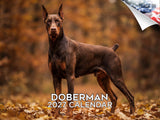 Doberman Wall Calendar 2027 - 12" x 9" 14-Month Dog Breed Calendar