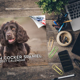 English Cocker Spaniel Wall Calendar 2027 - 12" x 9" 14-Month Dog Breed Calendar