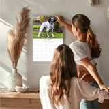 English Setter Wall Calendar 2027 - 12" x 9" 14-Month Dog Breed Calendar