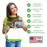 English Setter Wall Calendar 2027 - 12" x 9" 14-Month Dog Breed Calendar