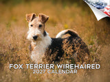 Wirehaired Fox Terrier Wall Calendar 2027 - 12" x 9" 14-Month Dog Breed Calendar
