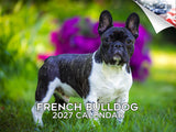 French Bulldog Wall Calendar 2027 - 12" x 9" 14-Month Dog Breed Calendar