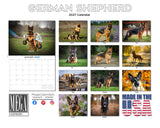 German Shepherd Wall Calendar 2027 - 12" x 9" 14-Month Dog Breed Calendar