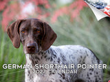 German Shorthaired Pointer Wall Calendar 2027 - 12" x 9" 14-Month Dog Breed
