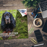 Gordon Setter Wall Calendar 2027 - 12" x 9" 14-Month Dog Breed Calendar