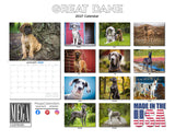Great Dane Wall Calendar 2027 - 12" x 9" 14-Month Dog Breed Calendar