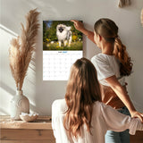 Keeshond Wall Calendar 2027 - 12" x 9" 14-Month Dog Breed Calendar