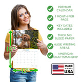 Labradoodle Wall Calendar 2027 - 12" x 9" 14-Month Dog Breed Calendar