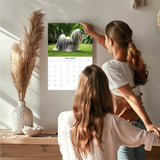 Lhasa Apso Wall Calendar 2027 - 12" x 9" 14-Month Dog Breed Calendar