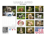 Lhasa Apso Wall Calendar 2027 - 12" x 9" 14-Month Dog Breed Calendar