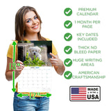 Maltese Wall Calendar 2027 - 12" x 9" 14-Month Dog Breed Calendar