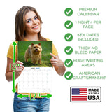 Norfolk & Norwich Terrier Wall Calendar 2027 - 12" x 9" 14-Month Dog Breed Calendar