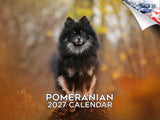 Pomeranian Wall Calendar 2027 - 12" x 9" 14-Month Dog Breed Calendar