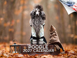Poodle Wall Calendar 2027 - 12" x 9" 14-Month Dog Breed Calendar