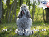 Toy & Miniature Poodle Wall Calendar 2027 - 12" x 9" 14-Month Dog Breed Calendar