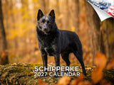 Schipperke Wall Calendar 2027 - 12" x 9" 14-Month Dog Breed Calendar