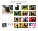 Schipperke Wall Calendar 2027 - 12" x 9" 14-Month Dog Breed Calendar