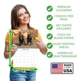 Schipperke Wall Calendar 2027 - 12" x 9" 14-Month Dog Breed Calendar