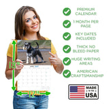 Miniature Schnauzer Wall Calendar 2027 - 12" x 9" 14-Month Dog Breed Calendar