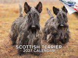 Scottish Terrier Wall Calendar 2027 - 12" x 9" 14-Month Dog Breed Calendar