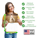 Scottish Terrier Wall Calendar 2027 - 12" x 9" 14-Month Dog Breed Calendar